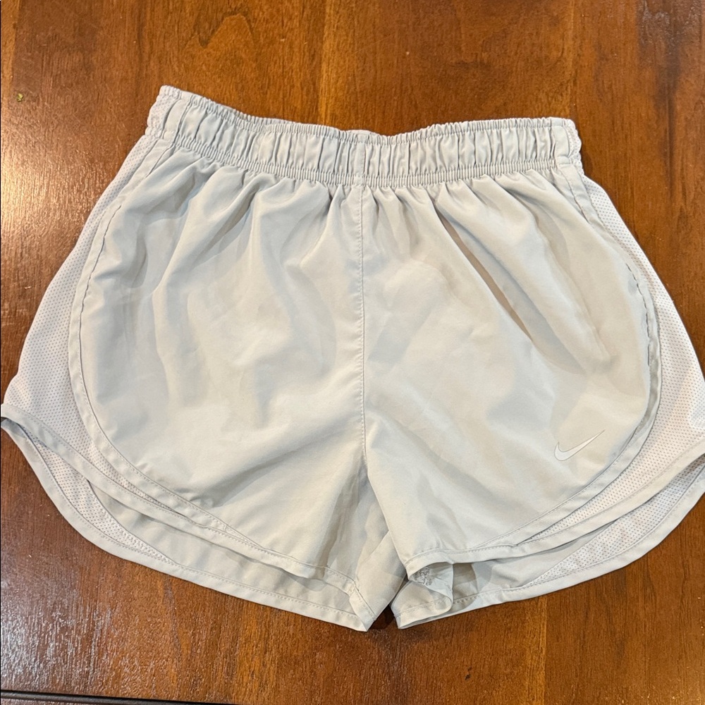 Nike Women's Light Gray Athletic Shorts